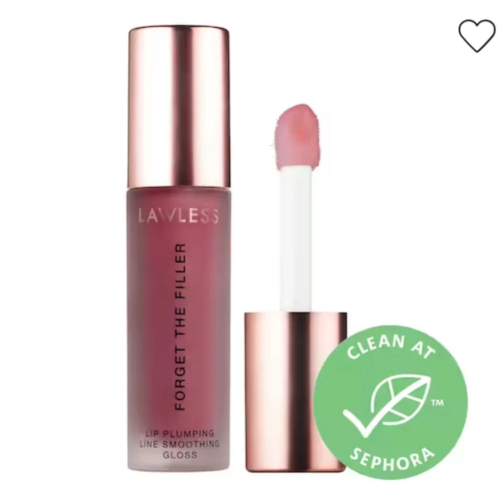 LAWLESS Forget The Filler Lip Plumper Line Smoothing Gloss